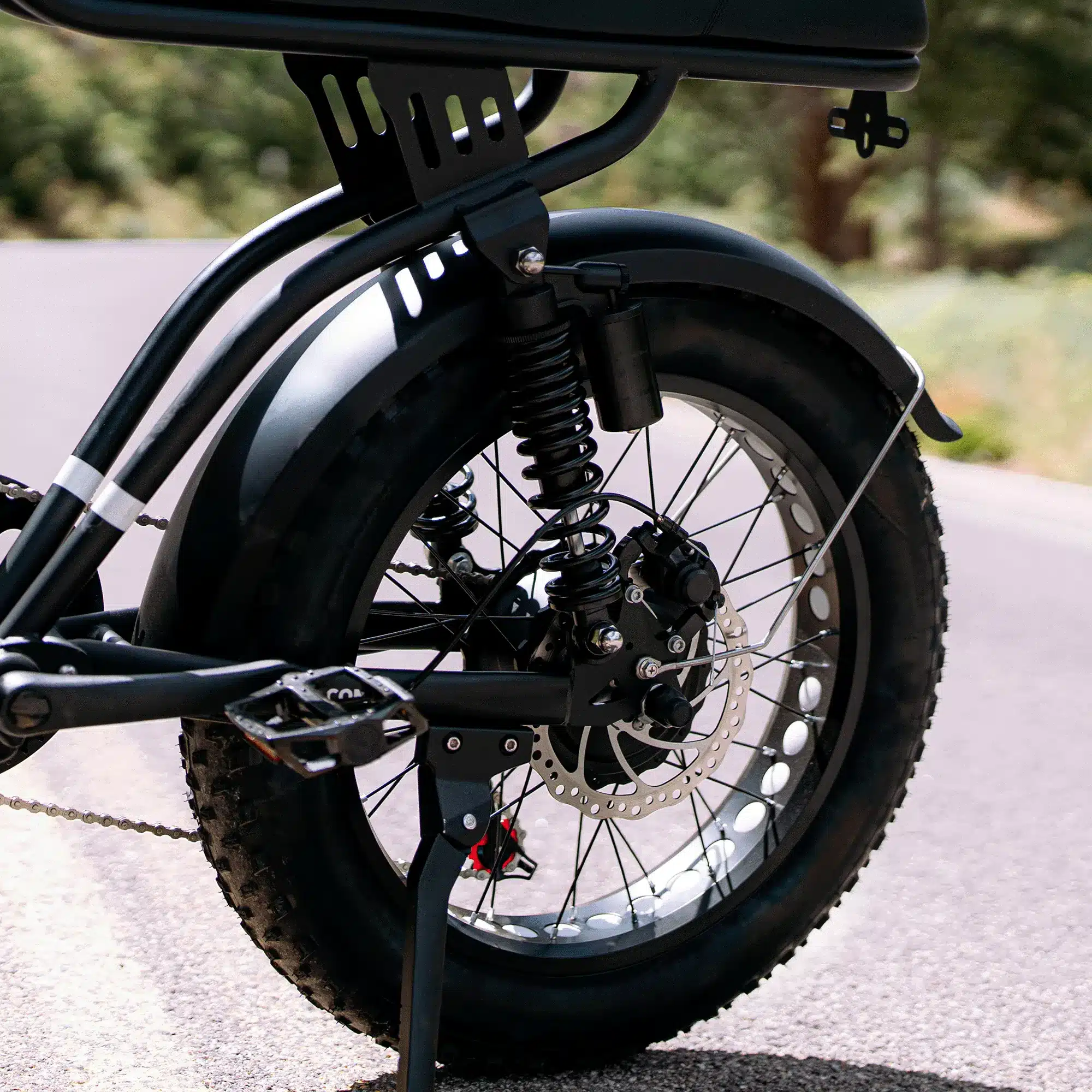 750W Peak Rear Hub Motor delivering 52Nm